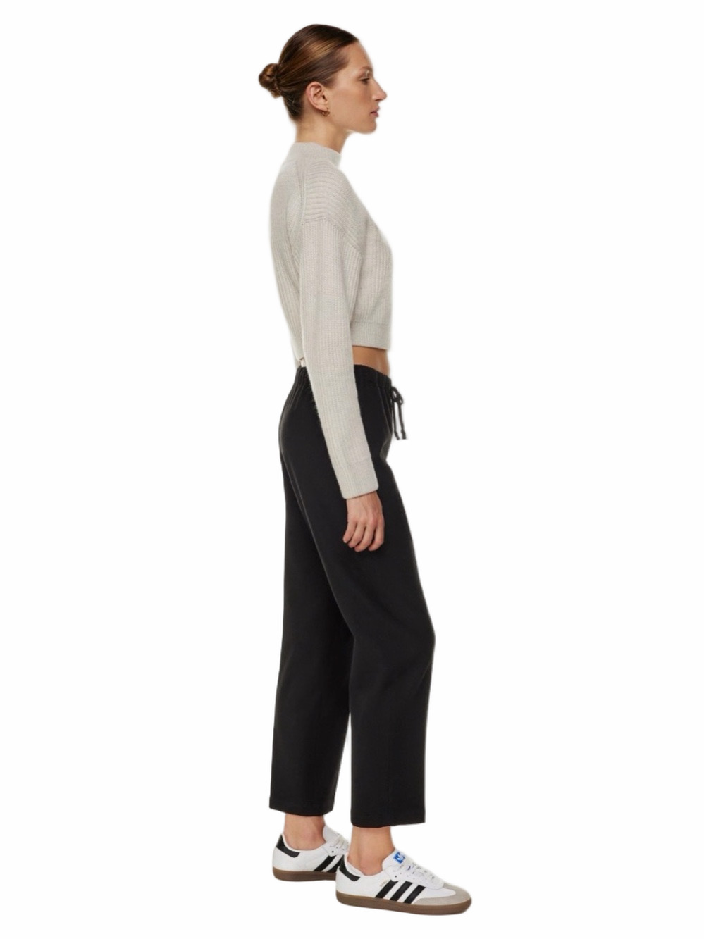 NWT❗️The Group BABATON Aritzia Charcoal Jimmy  Flannel Ankle Pants Size XS
